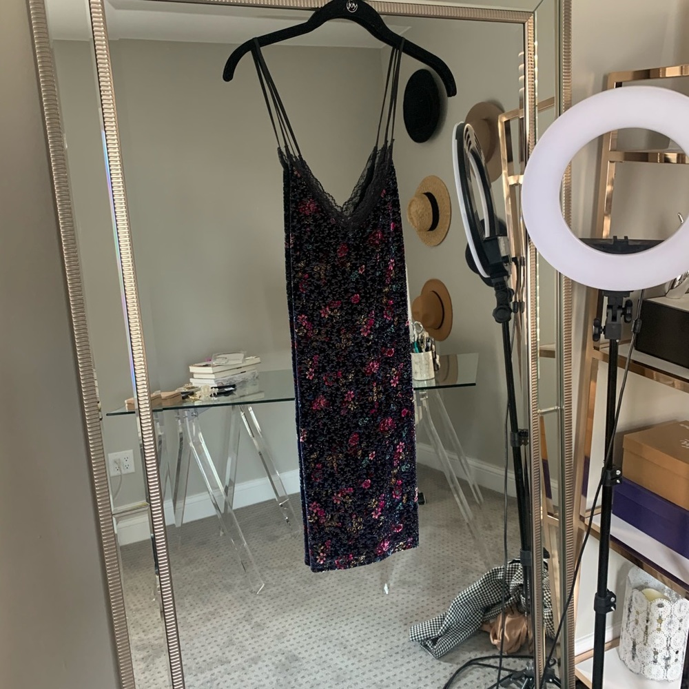 Aqua Slip Dress